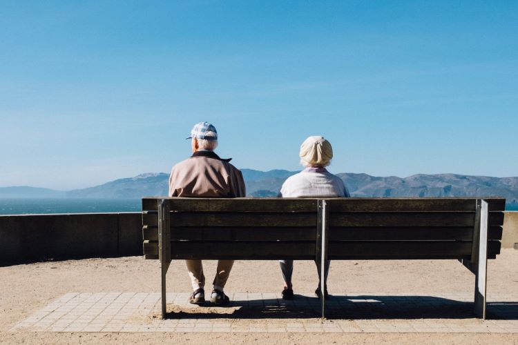 Elderly couple