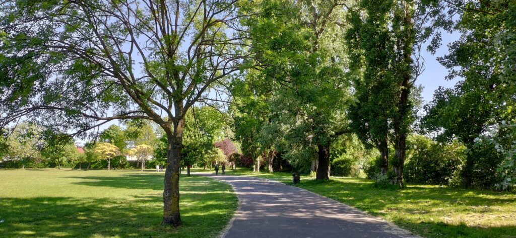 A park with trees in Harrow