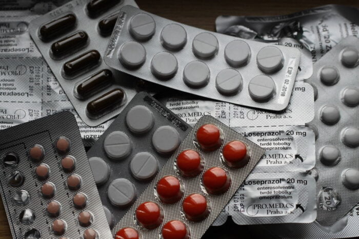 Assorted pills at a drug and alcohol rehab in Essex