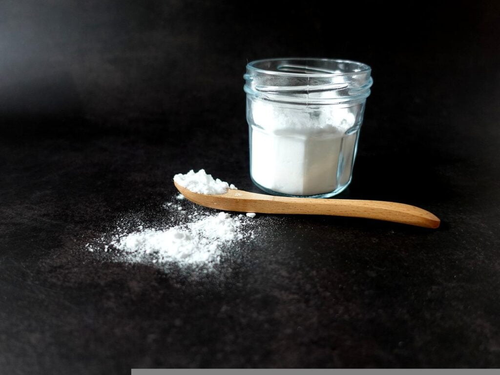 white powder and spoon