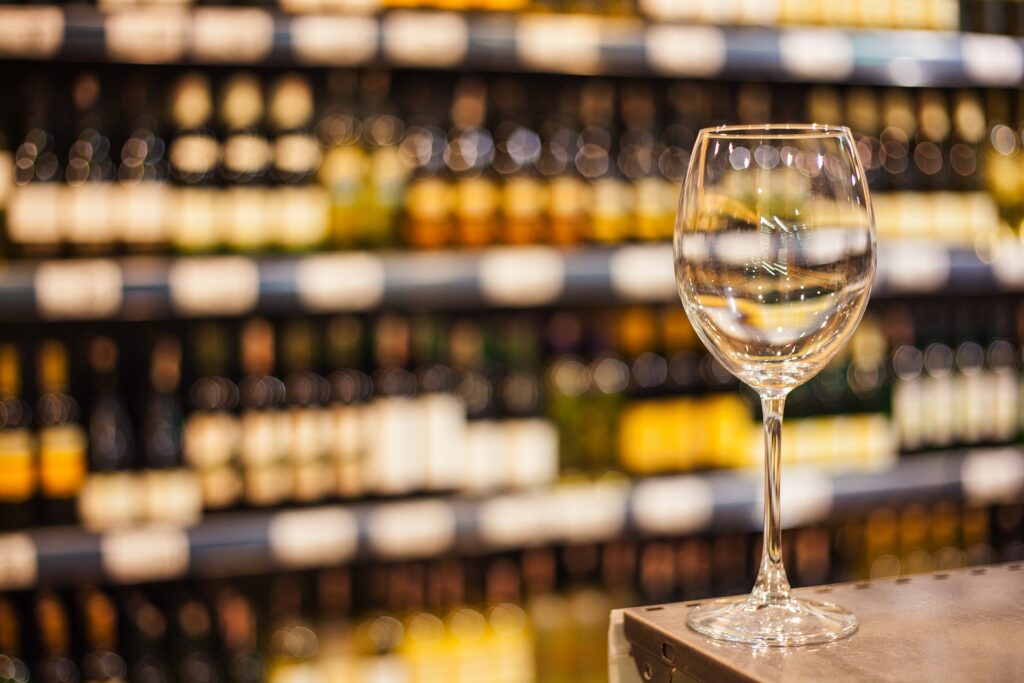 Wine in a glass