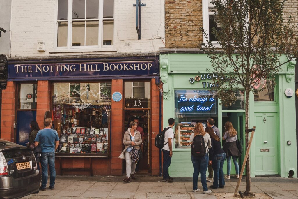 Bookshops in Notting Hill, London