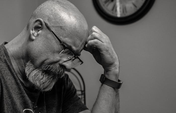 Man suffering from suicidal ideation
