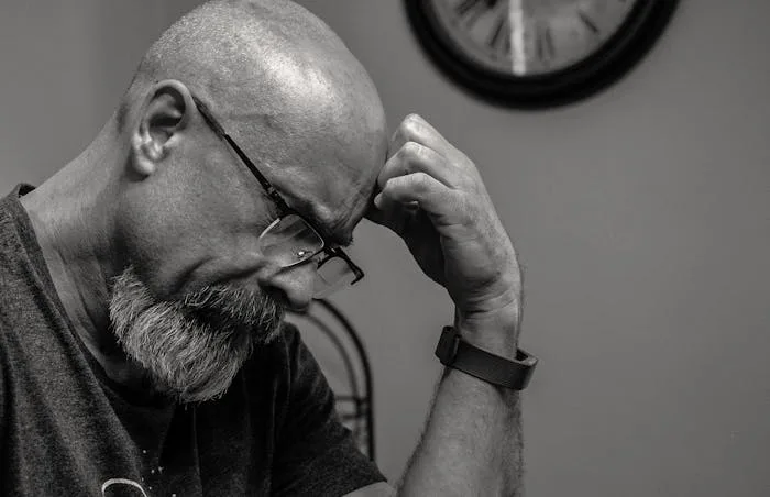 Man suffering from suicidal ideation