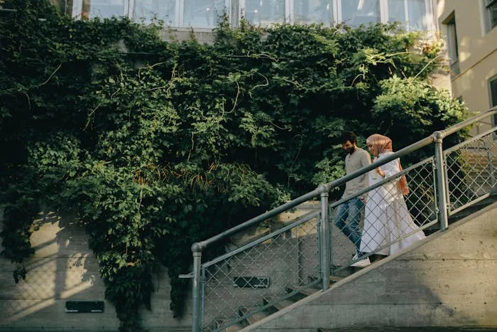 People going for a walk