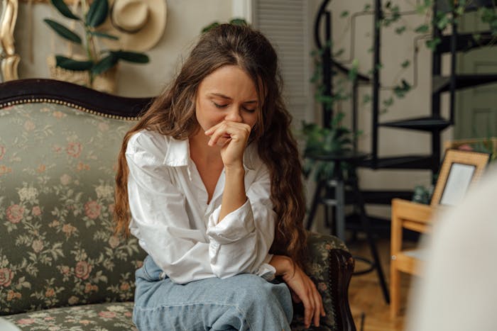 Woman detoxing at home 