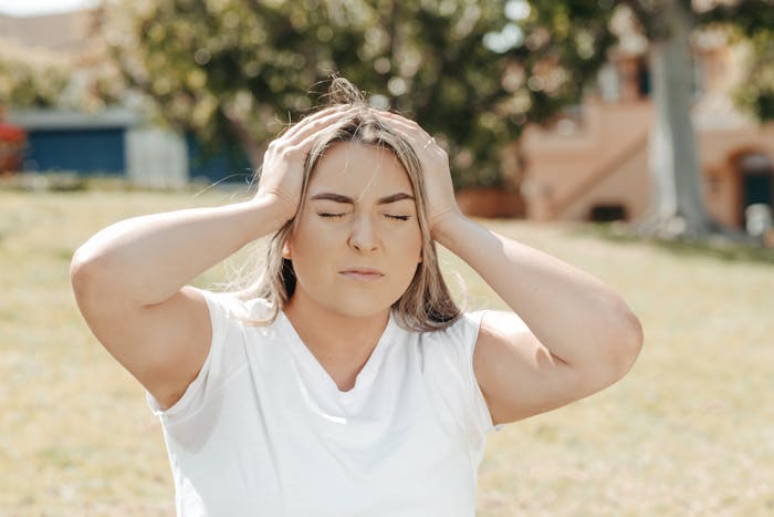 A woman trying to recover from brain damage